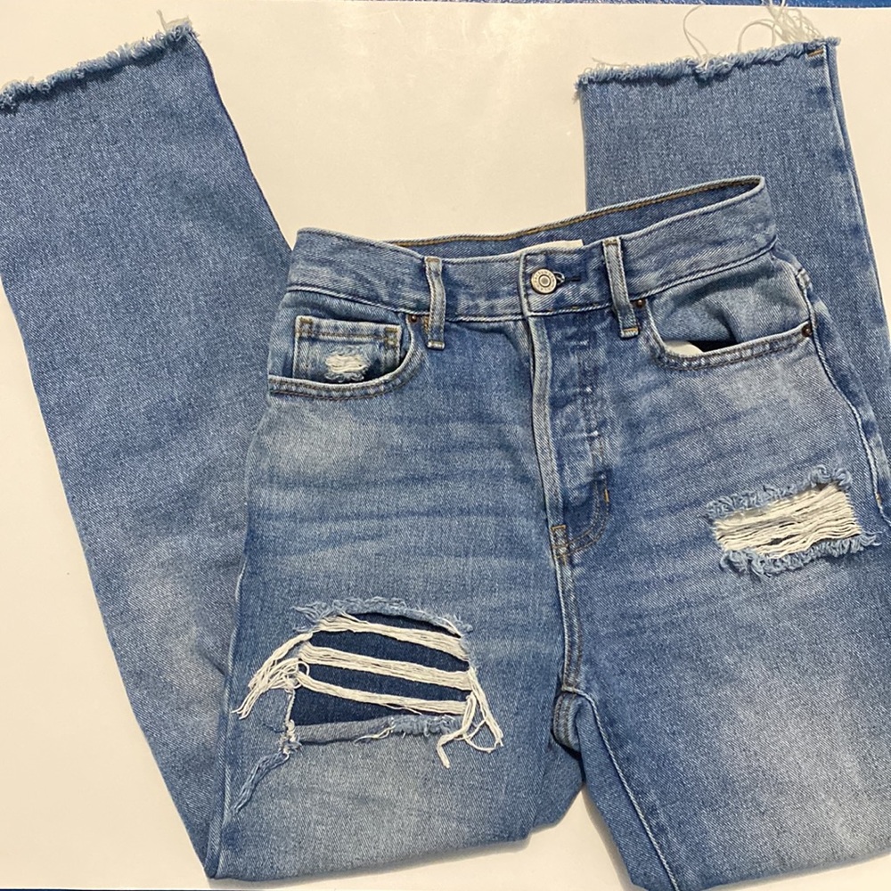 PacSun High Rise Distressed Jeans, EUC, Size 23